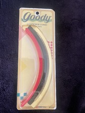 NOS New Pack of 3 Vintage 1989 GOODY Hair Clincher Combs USA 80s