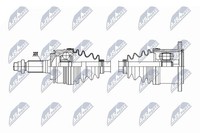 NTY Antriebswelle Links, Rechts, Vorderachse U.A. FüR Cadillac, Chevrolet, GMC