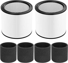 Cabiclean Foam Sleeve Filter for Shop-Vac 90304 90350 90333 Replacement 6 