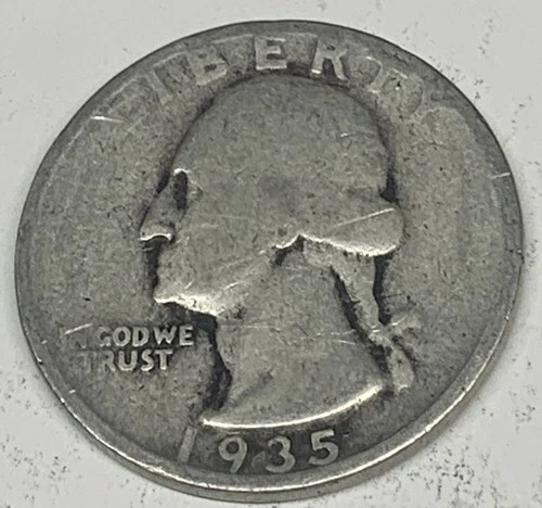 #  C10019       WASHINGTON   QUARTER   COIN,    1935