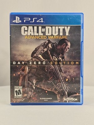 PS4 Call Of Duty Advanced Warfare Day Zero Edition Case & Artwork Only No DISC