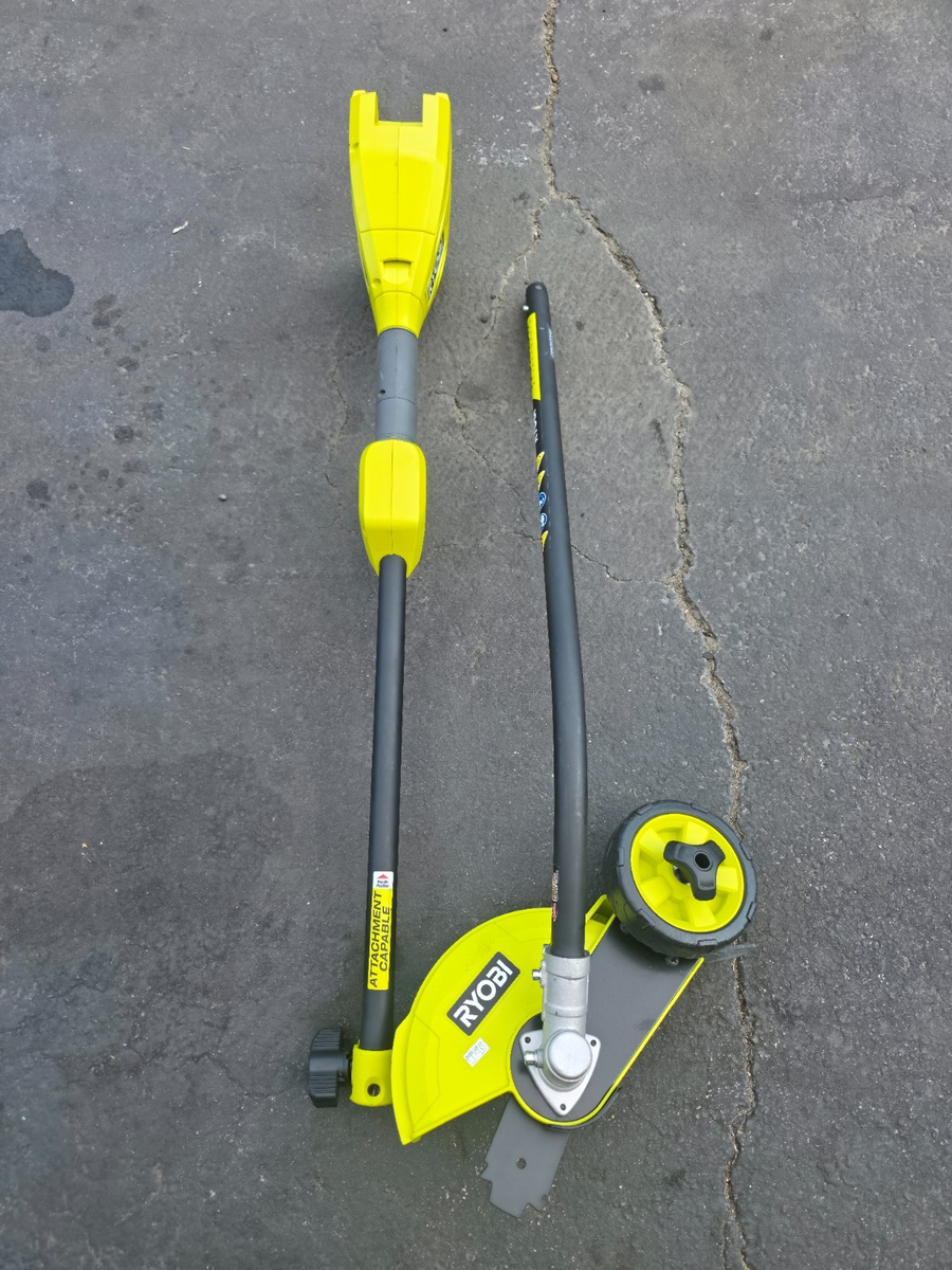 Accesorio Cortabordes (Edger) De 8" Para Sistema Ryobi Expand-It De 40V - Motor No Incluido, Eje Recto