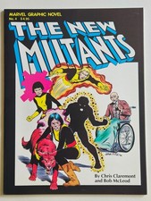 The New Mutants Marvel Graphic Novel 4 1982 Chris Claremont Bob Mcleod The New Mutants Marvel Graphic Novel 4 1982 Chris Claremont Bob Mcleod