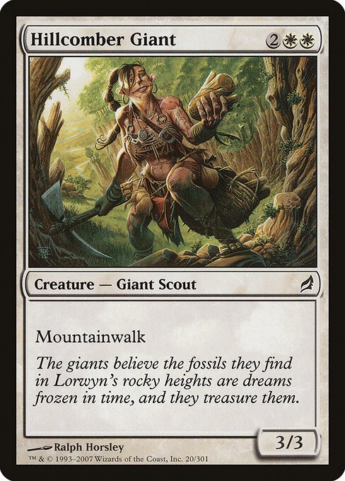 Hillcomber Giant Foil Lorwyn 20 NM MTG