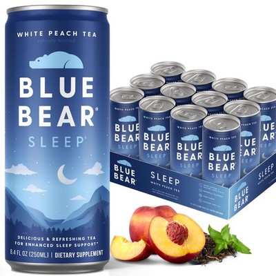 Melatonin Sleep Drink, Sleep Tea for Bedtime Support, White Peach Tea with Me...