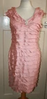 SIZE 14 LINEA PNK TIERED SLEEVELESS DRESS