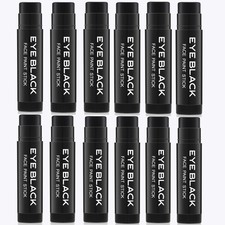 Eye Black Stick, 12pcs Anti-Glare Sports Grease - Reduce Glare for Football