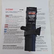 Curt Trailer Brake Controller 7 Way Connector Mobile Bluetooth Smart Phone 51180 Curt Trailer Brake Controller 7 Way Connector Mobile Bluetooth Smart Phone 51180