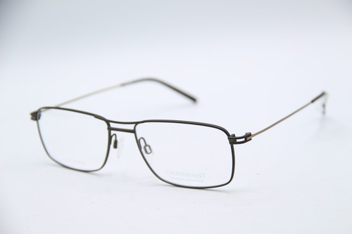 CHARMANT CH OLIVE GUNMETAL AUTHENTIC DESIGNER EYEGLASSES 55-17