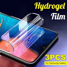 3Pack Hydrogel Screen Protector for Samsung A35 A54 A53 A52 A32 A72 A73 A51 A12