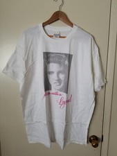 Rare Vintage Elvis Presley T Shirt Single Stitch 90s Sz XL