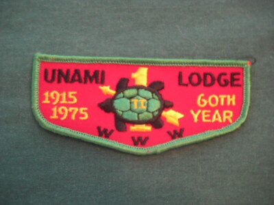 Unami 1 f5  60th Year flap OAE