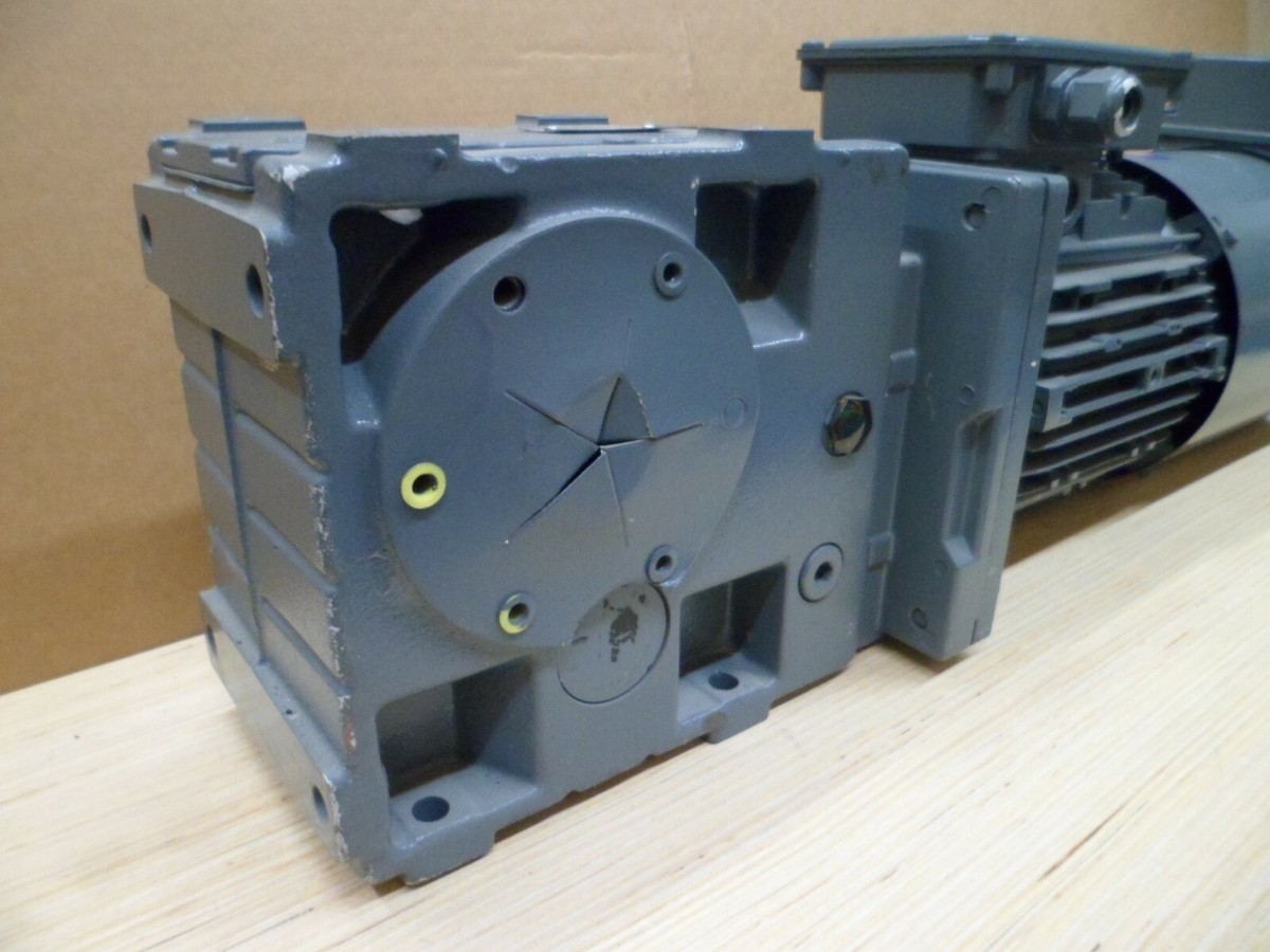 LENZE GKS05-3M HAR GEARBOX WITH MOTOR AND ENCODER 277-480VAC 3PH