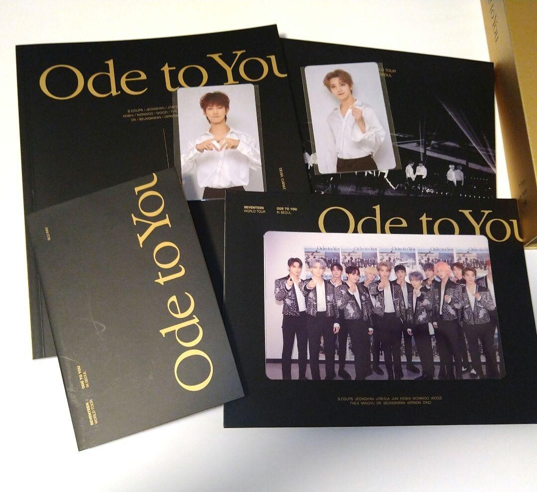 seventeen Ode to You in seoul DVD 韓国盤 SEVENTEEN World Tour Ode to you in Seoul DVD Japan edition