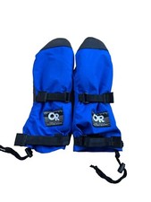 OR Outdoor Research Modular Mitts Blue Black GORE-TEX w/ Double Liners Womens S