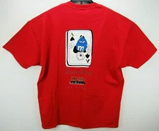 Vintage M&M World Las Vegas Size XL T Shirt Red