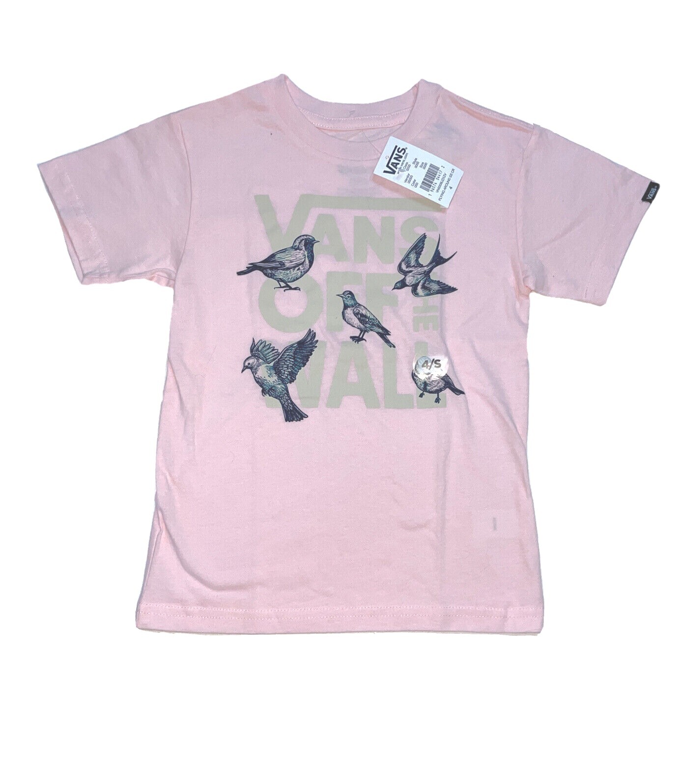 VANS OFF THE WALL Toddler/Kids Cotton Short or Long Sleeve T VANS OFF THE WALL Toddler/Kids Cotton Short or Long Sleeve T
