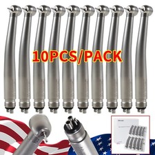 10 X Dental High Speed Handpiece Push Button Turbine 4-Hole NSK Pana Max Style
