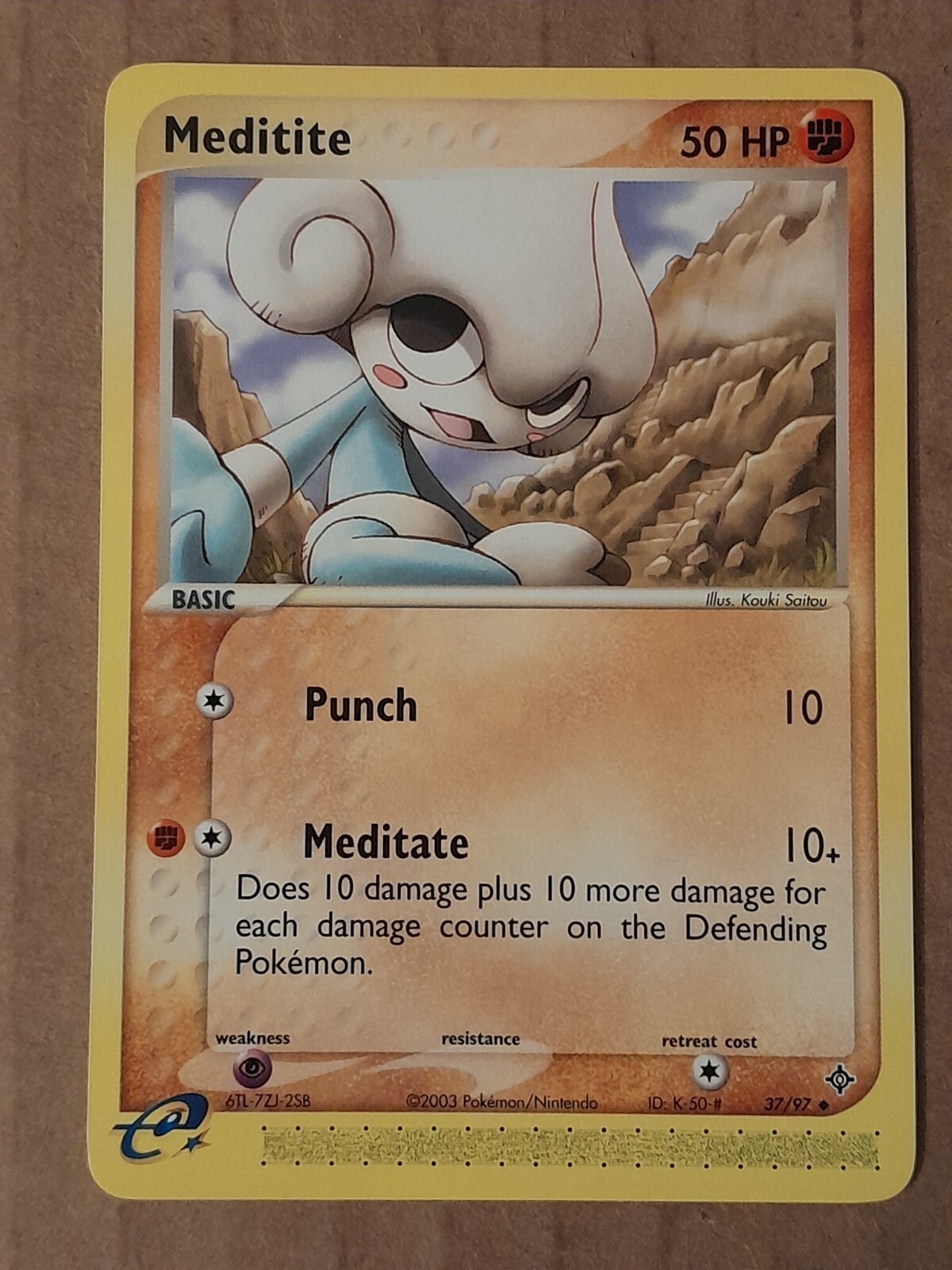 Pokemon Meditite 37/97 Ex Dragon NM-Mint See Pictures