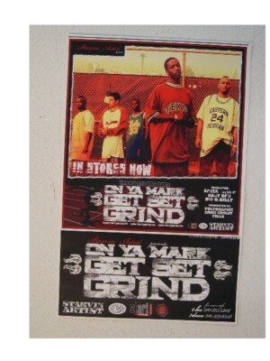 On Ya Mark Get Set Grind Promo Poster Band Shot Texas