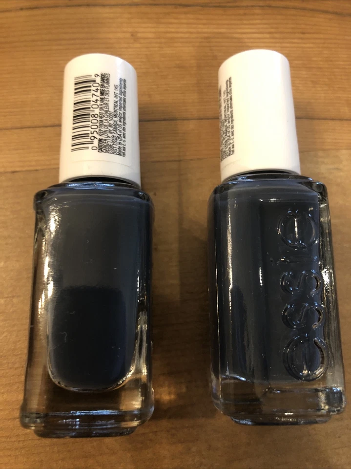 Essie Color de uñas de secado rápido nivelado 353 paquete de dos 10 ml cada uno gris oscuro Foto 2 de 3