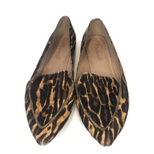 Madewell Lou Loafer Flats Animal print Calf Hair Tiger F5100 Women's 8.5M