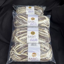 Lion Brand Yarn Basic Stitch Anti Pilling Yarn PRECIOUS STONE Lot Of 6 Sealed