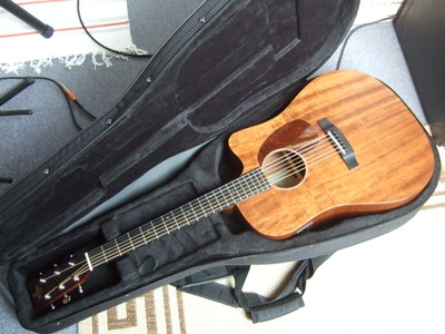 E-Akustik Dreadnaught Sigma Guitars DMC-15E + BOSTON Case