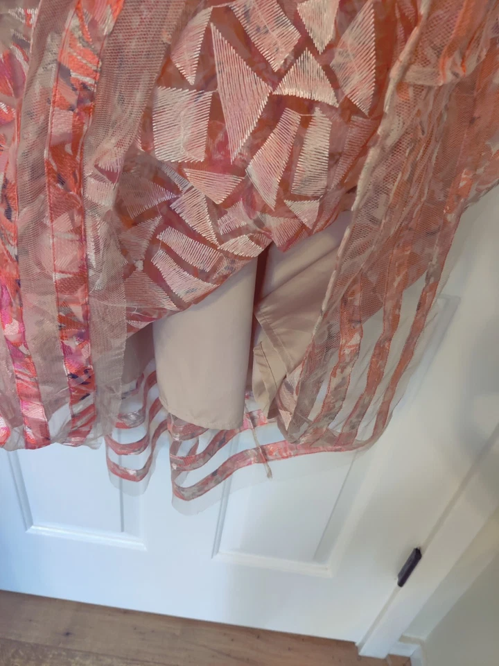 Falda midi de organza Sachin + Babi Strawberry Hill - Talla 12P - Anthropologie Foto 4 de 4