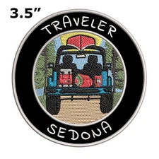 Sedona, Arizona Patch Embroidered Iron-On Applique Travel Badge Souvenir