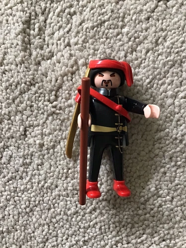 Vintage 1993 Playmobil Geobra 3" Dragons Special Ninja Figure #4554 Complete