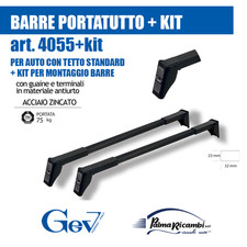 4055+16 BARRE PORTATUTTO GEV + KIT per FIAT LANCIA FORD MAZDA HYUNDAI SUZUKI