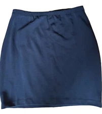 💃🖤Women’s Black Spiegel Style Size M Short Polyester Elastic Waist Aline Skirt