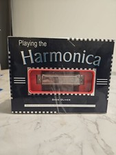 Playing The Harmonica By Dave Oliver With Felt Pouch  Instruction Book NIB