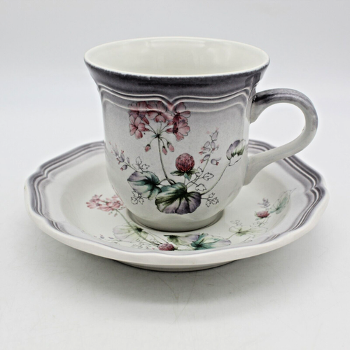 Cup & Saucer Set Mikasa Country Estates Japan Retired Sunny Skies 8651 Vintage - Picture 4 of 10