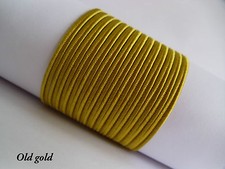 10 metres Soutache Braid Cord  100% viscose 3mm 60 COLOURS Military  Flat Trim