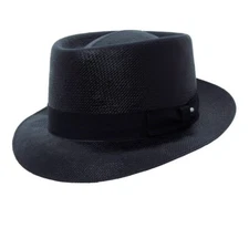 CAPAS TELESCOPE SHANTUNG PORK PIE HAT - Same Day Shipping - C301