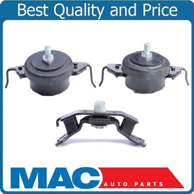 100% Engine Motor Mounts 3Pc Kit 4 Wheel Drive for Toyota Tundra 4x4 V8 07-17