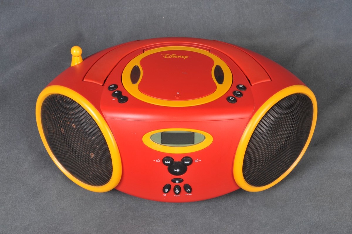 VTG Disney Mickey Mouse DB3000-C Portable CD AM/FM Stereo Radio