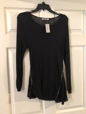 New Intrigue Womens Size Small Black Dress Perfect All Occasions Zipper Bottom