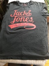 Mens Jack And Jones Soft Cotton Crew Top Originals 12084294 T Shirt Large