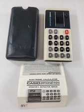 Casio Personal-Mini Pocket Vintage Calculator - Japan WORKS
