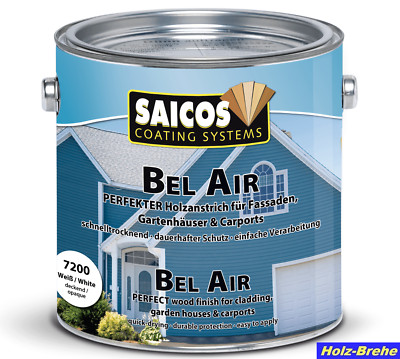 Saicos Bel Air 7271 Achatgrau 10 L deckend Holz Spezialanstrich Wasserbasis