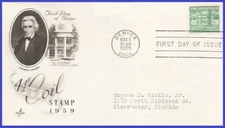 USA5 #1059 ADDR ARTCRAFT FDC   The Hermitage