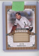 2021-22 Leaf Lumber - Game Used Stick Bronze #GUL-GH2 Glenn Hall #/35