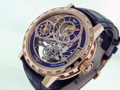 DeWitt Academia Grand Tourbillon AC.GT.003 18k Rose Gold Ltd 46mm Neu Ovp