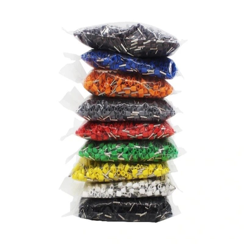 Crimp Connector Insulated Cord Pin End Terminal With 1PC Crimp Pliers Set - Image 3 of 4