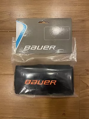 Bauer Hockey Black Wrist Band SweatBand 2 Pk Anaheim Ducks Team Issued