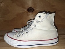 Converse Chuck Taylor All Star High Top Sneakers Ivory White Size 6 Women