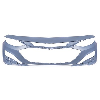 New Primed Front Bumper Cover For 2019 - 2025 Chevrolet Malibu